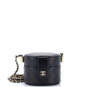 Chanel Mini CC Allure Vanity Case with Chain Quilted Lambskin